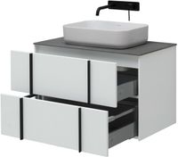 Товар: Тумба под раковину Allen Brau Reality 80 1.32005.WM подвесная Белая матовая - фото 24 Тумба под раковину Allen Brau Reality 80 1.32005.WM подвесная Белая матовая — фото 24, Тумбы под раковину