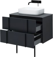 Тумба под раковину Allen Brau Reality 80 1.32005.AM подвесная Антрацит матовый — фото 48, Тумбы под раковину