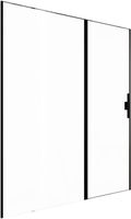 Душевая дверь Allen Brau Priority 160 3.31039.BBA профиль Черный браш стекло прозрачное — фото 18, Распашные душевые двери