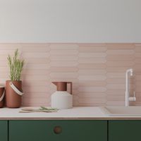 Керамическая плитка DNA Tiles Candy Crayon White настенная 4,3х24,3 см арт-128396 — фото 4, Керамическая плитка