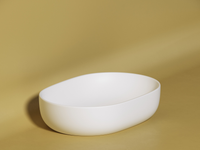 Раковина-чаша Ceramicanova Element 60 CN6047MW Белая матовая — фото 11, Раковины накладные