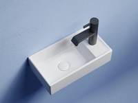 Раковина Ceramicanova Element 41 L CN6051L Белая глянцевая — фото 9, Мини-раковины