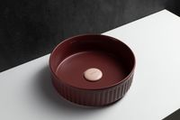 Раковина-чаша Allen Brau Fantasy Line 36 4.11032.BD Бордо — фото 11, Раковины накладные