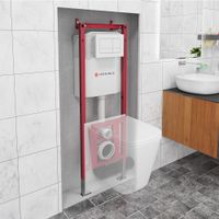 Система инсталляции для подвесного унитаза 4 в 1 Terminus, с клавишей арт-32i40х112R — фото 3, Инсталляции для унитазов