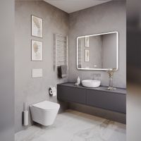 Унитаз подвесной Terminus Классик (Торнадо 3.0) , белый арт-02W54x36W — фото 11, Подвесные унитазы