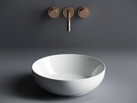 Раковина-чаша Ceramicanova Element 37 Белая арт-CN6020 — фото 4, Раковины накладные