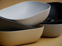 Раковина-чаша Ceramicanova Element 45 CN6009MB Черная матовая — фото 11, Раковины накладные