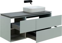 Товар: Тумба под раковину Allen Brau Infinity 120 R 1.21007.PWM подвесная Папирус матовый - фото 10 Тумба под раковину Allen Brau Infinity 120 R 1.21007.PWM подвесная Папирус матовый — фото 10, Тумбы под раковину