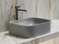 Раковина-чаша Ceramicanova Element 51 CN6052MSG Серая матовая — фото 12, Раковины накладные