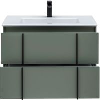 Тумба под раковину Allen Brau Reality 80 подвесная Олива матовая арт-1.32005.CGM — фото 9, Тумбы под раковину