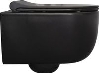 Унитаз Allen Brau Priority 4.31002.31 подвесной Черный матовый без сиденья — фото 16, Подвесные унитазы