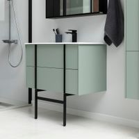 Тумба под раковину Allen Brau Reality 100 1.32007.CGM подвесная Олива матовая — фото 98, Тумбы под раковину