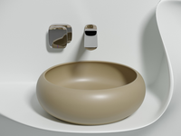 Раковина-чаша Ceramicanova Element 36 CN6050MC Капучино матовая — фото 3, Раковины накладные