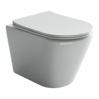 Унитаз Ceramicanova Highlight Rimless CN1804 подвесной с сиденьем Микролифт — фото 1, Подвесные унитазы