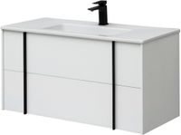 Тумба под раковину Allen Brau Reality 100 1.32007.WM подвесная Белая матовая — фото 5, Тумбы под раковину