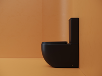 Напольный пристенный унитаз Metropol смыв Торнадо черный матовый CN4001TMB — фото 8, Напольные унитазы