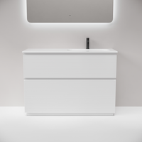 Тумба напольная SANCOS Folk Floor правая 1190х445х850, c двумя ящиками оснащенными доводчиками, Bianco, арт. арт-FL120FRW — фото 1, Тумбы под раковину