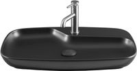 Раковина Allen Brau Liberty 2 70 4.32011.31 Черная матовая — фото 4, Раковины накладные