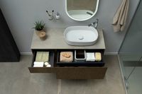 Тумба под раковину Allen Brau Infinity 120 1.21006.NO L дуб — фото 11, Тумбы под раковину