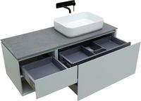 Товар: Тумба под раковину Allen Brau Infinity 120 R 1.21008.PWM подвесная Папирус матовый - фото 11 Тумба под раковину Allen Brau Infinity 120 R 1.21008.PWM подвесная Папирус матовый — фото 11, Тумбы под раковину