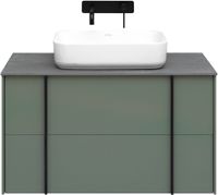 Тумба под раковину Allen Brau Reality 90 1.32006.CGM подвесная Олива матовая — фото 21, Тумбы под раковину