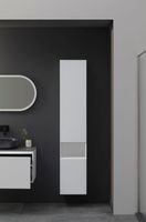 Шкаф пенал Allen Brau Infinity 35 R 1.21009.WM подвесной Белый матовый — фото 16, Пеналы для ванной комнаты