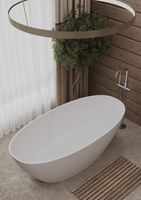 Смеситель для ванны Allen Brau Priority 5.31008-31 Черный матовый — фото 30, Смесители напольные