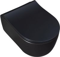 Унитаз Allen Brau Priority 4.31002.31 подвесной Черный матовый без сиденья — фото 4, Подвесные унитазы