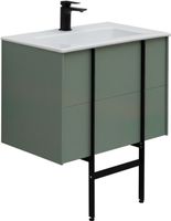 Тумба под раковину Allen Brau Reality 70 1.32004.CGM подвесная Олива матовая — фото 11, Тумбы под раковину