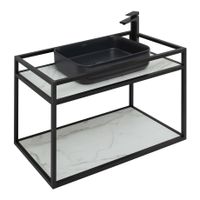 Товар: Консоль под раковину Allen Brau Liberty 90 1.33003.BB Черный браш - фото 6 Консоль под раковину Allen Brau Liberty 90 1.33003.BB Черный браш — фото 6, Консоли для раковины