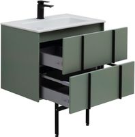 Тумба под раковину Allen Brau Reality 70 1.32004.CGM подвесная Олива матовая — фото 13, Тумбы под раковину