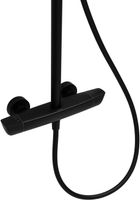 Душевая система Allen Brau Infinity 5.21032-31 с термостатом Черная матовая — фото 5, Душевые стойки