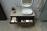 Тумба под раковину Allen Brau Infinity 120 1.21006.NO L дуб — фото 13, Тумбы под раковину