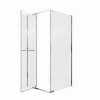 Душевой уголок Ceruttispa 90x90 MIMI ZQ91T 7705 профиль Хром стекло прозрачное — фото 9, Квадратные душевые уголки