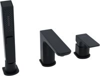 Смеситель на борт ванны Allen Brau Infinity 5.21008-31 Черный матовый — фото 4, Смесители на борт ванны