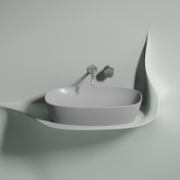 Раковина-чаша Ceramicanova Element 60 CN6049MSG Серая матовая — фото 2, Раковины накладные