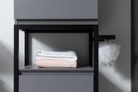 Полотенцедержатель для пенала Allen Brau Priority Черный браш арт-1.31008.BB — фото 6, Полотенцедержатели