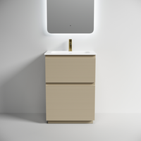 Тумба напольная SANCOS Folk Floor 590х445х850, c двумя ящиками оснащенными доводчиками, Капучино, арт. арт-FL60FCP — фото 1, Тумбы под раковину