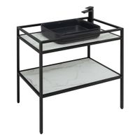 Товар: Консоль под раковину Allen Brau Liberty 90 1.33004.BB Черный браш - фото 6 Консоль под раковину Allen Brau Liberty 90 1.33004.BB Черный браш — фото 6, Консоли для раковины