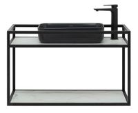 Товар: Консоль под раковину Allen Brau Liberty 90 1.33003.BB Черный браш - фото 2 Консоль под раковину Allen Brau Liberty 90 1.33003.BB Черный браш — фото 2, Консоли для раковины