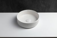 Раковина-чаша Allen Brau Fantasy Line 36 Белая матовая арт-4.11032.21 — фото 8, Раковины накладные