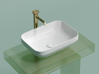 Раковина-чаша Ceramicanova Element 50 CN6055MW Белая матовая — фото 9, Раковины накладные