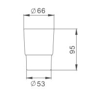 Стакан для ванной комнаты Haiba , белый арт-HB752 — фото 2, Стаканы для зубных щеток