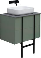 Тумба под раковину Allen Brau Reality 70 1.32004.CGM подвесная Олива матовая — фото 26, Тумбы под раковину