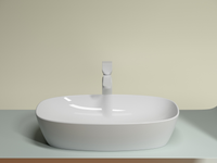 Раковина-чаша Ceramicanova Element 60 Белая глянцевая арт-CN6049 — фото 3, Раковины накладные