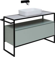 Тумба под раковину Allen Brau Priority 120 1.31004.PWM Папирус матовый — фото 17, Тумбы под раковину