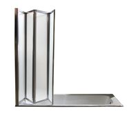 Товар: Шторка на ванну Ceruttispa Bouna 131х139 профиль Хром стекло матовое - фото 11 Шторка на ванну Ceruttispa Bouna 131х139 профиль Хром стекло матовое — фото 11, Складные шторки для ванной
