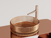 Раковина-чаша Ceramicanova Cristal 36 CN6058 Бежевая — фото 1, Раковины накладные