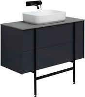 Тумба под раковину Allen Brau Reality 100 1.32007.AM подвесная Антрацит матовый — фото 56, Тумбы под раковину