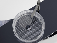 Раковина-чаша Ceramicanova Cristal 36 CN6062 Прозрачная — фото 9, Раковины накладные